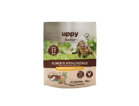 Ração Para Gato Adulto Natural Sem Cereais Frango Uppy Natur