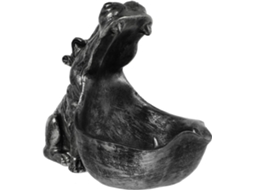 Recipiente Armazenamento Forma Hipopótamo Prático Charmoso Resina Elegante Artística Acessório Sofisticado GOKOCO