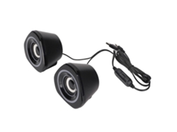 Alto Falantes De Computador, Pequenos Alto Falantes De Mesa Com Fio, Plug And Play, Alimentados Por Usb, Com Luz Led Para Xbox Pc Yunzii