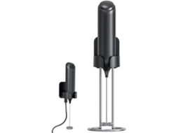 Espumador De Leite Elétrico Portátil Sem Fio (preto, Recarregável) Com
