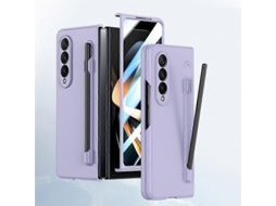 Capa De Celular Em Policarbonato Com Toque Aveludado E Caneta/estojo Para Samsung Galaxy Z Fold4 5g.