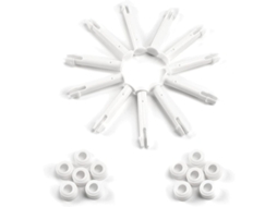 12 Pinos plásticos de reposição para piscinas Intex, 6cm, duráveis, para piscinas redondas e retangulares