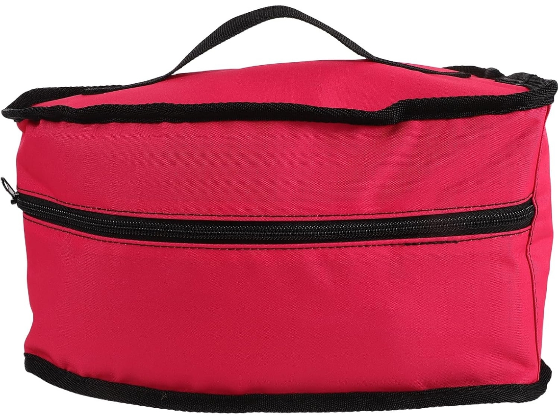 Mochila Organizadora Portátil Com Design Triangular, Em Tecido Resistente Com Compartimentos Específicos.