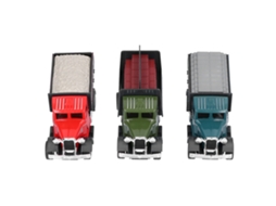 Mali brinquedo Carro de Metal com Luz e Som para Crianças 3pcs Pull Back Truck Toy Presente