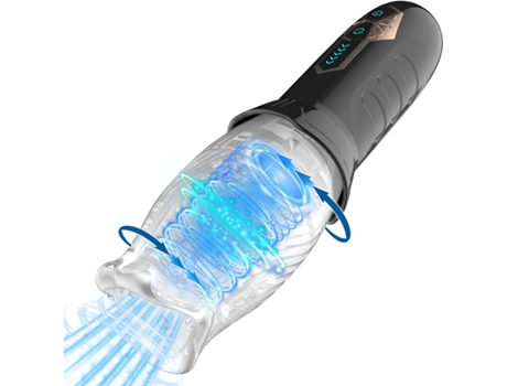 Aspirador Automático Masculino Com 5 Modos De Rotação E 10 Modos De Vibração, Cona De Bolso Elétrica E Aspirador Peniano