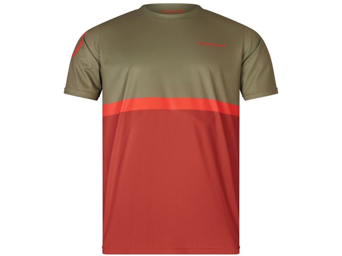 Camisa de ciclismo Endura Singletrack Core II vermelha, tamanho P, VETONEK