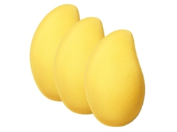 Mango Beauty Egg Powder Puff Borbulhado Em Água, Maquiagem Suave E Suave Para A Pele, Egg Puff Seco E Úmido Szkydv Yuhao Everley891 (3 Unidades)