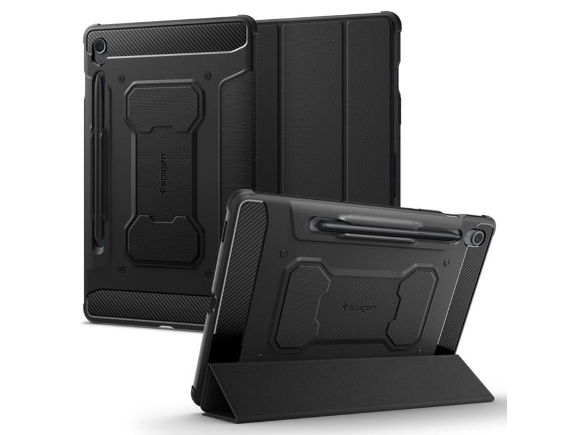 Capa Para Samsung Galaxy Tab S9 Fe Spigen Rugged Armor Pro Preto