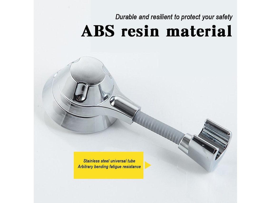 Lurelia Suporte Adesivo Para Chuveiro Abs Rotação 360º Ajustável Universal Sem Furação Ref 372