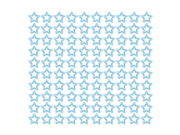 100 Clips de Papel em Forma de Estrela Prateados Resistentes À Corrosão Metálicos Práticos para Escritório Azul