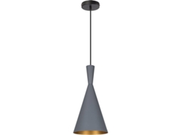 Candeeiro Suspenso Aluminio Tri Lennon Cinzento