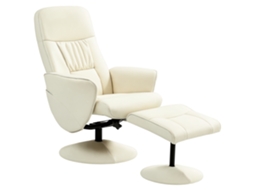 Cadeira Relaxante BTFORUS Cor Creme (81x81x105 cm)