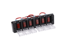 Painel Interruptor 6 Vias Pré fio Proteção Sobrecarga
