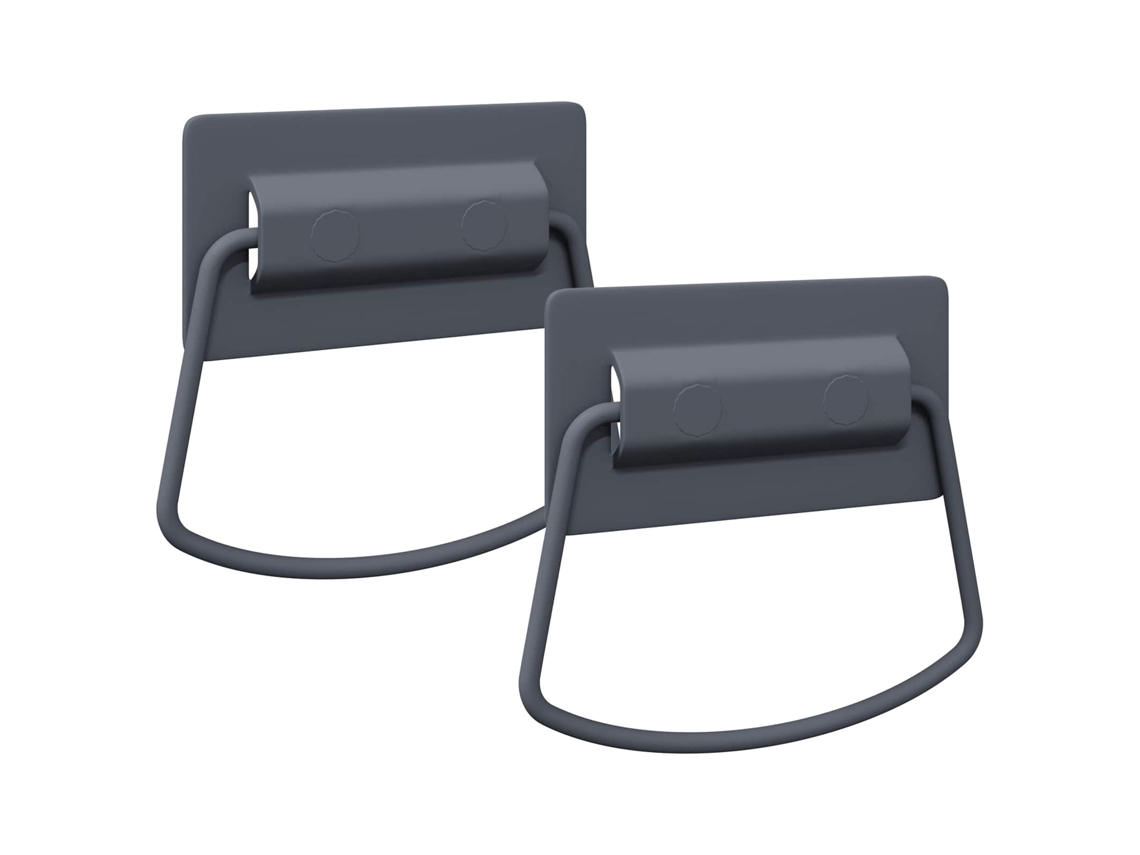 Conjunto 2 Maçaneta De Armário Vidaxl Antracite Metal (85 X 45 Mm)