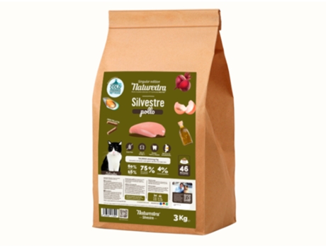 Ração Seca Gato NATUREXTRA Silvestre 3Kg