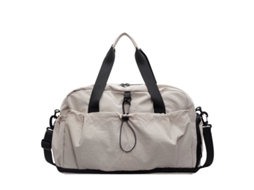 (branca) Bolsa De Ginástica Com Compartimento Separado Para Sapatos, Impermeável, Ideal Para Guardar Itens De Ioga/esportes, Grande Capacidade.
