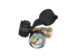 Adaptador De Gás Laxiscreed Para Válvula Pol A Qcc Com Manómetro Para Cilindros De Propano De 5 A 100 Lb