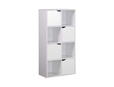 Estante Rebecca Mobili Lissan 119X60X29 Aglomerado Branco Moderno MOBILI REBECCA