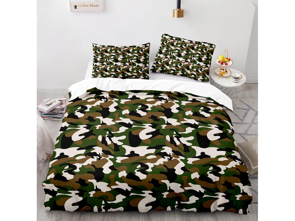 Capa de Edredom com Fronhas em MICROFIBRA 200x200cm MAISON EXCLUSIVE