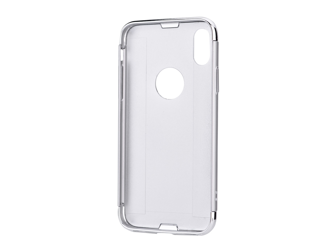 Capa para Telefone Nova Capa para Apple X Pc Capa Completa de Casco Duro (prata) EOOCOO (antichoque, Antiderrapante)
