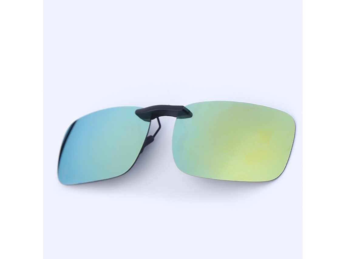 Óculos de Sol Polarizados com Clip on Dourados SIURN