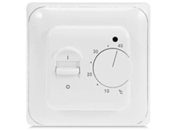 Termostato Manual para Aquecimento de Piso Elétrico com Sonda Ac 220v 16a, Controle Mecânico do Termostato para Aquecimento de Piso BRILVIBERA