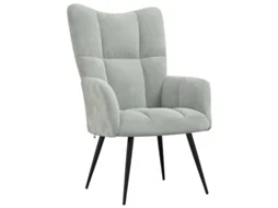 Relaxing Chair, Relaxing Chairs Vidaxl Cinzeto Veludo