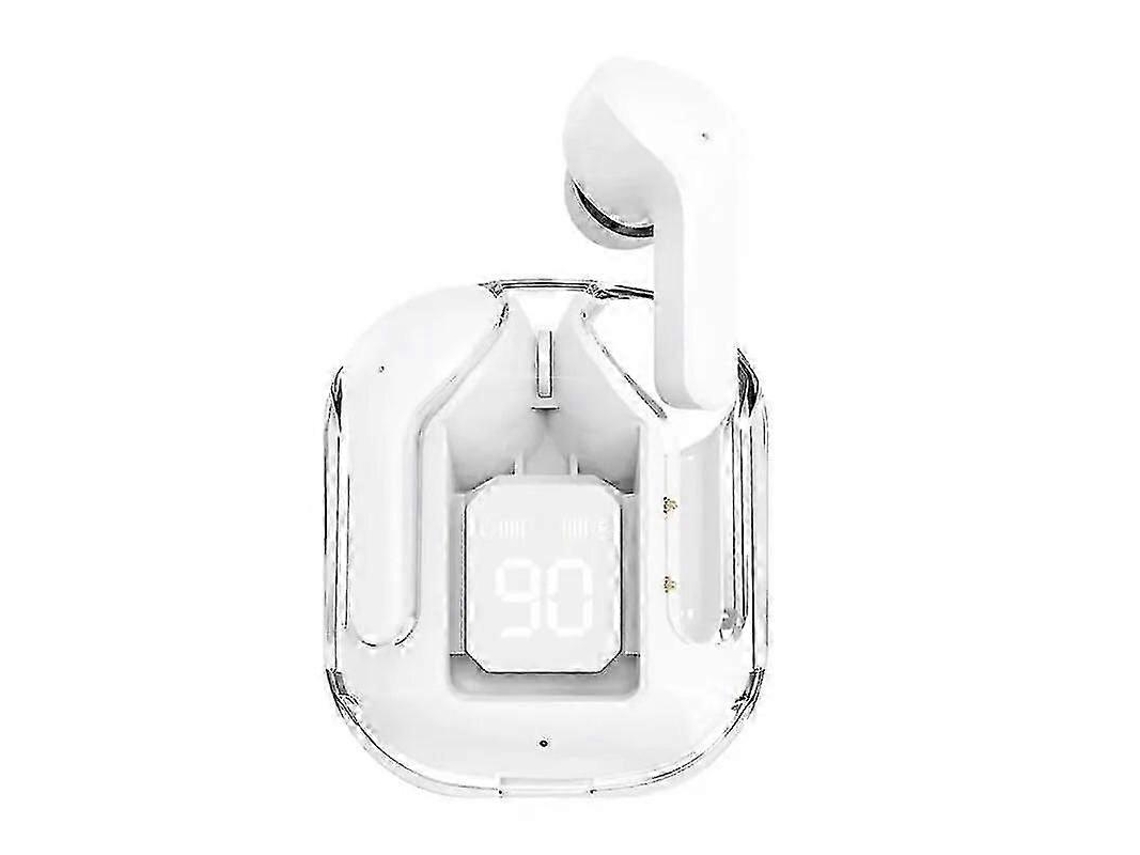 Fones De Ouvido Bluetooth Sem Fio Cy T2, Transparentes, Enc, Com Visor Digital Led E Som Estéreo, Ideais Para Esportes E Trabalho. Ly Ebike