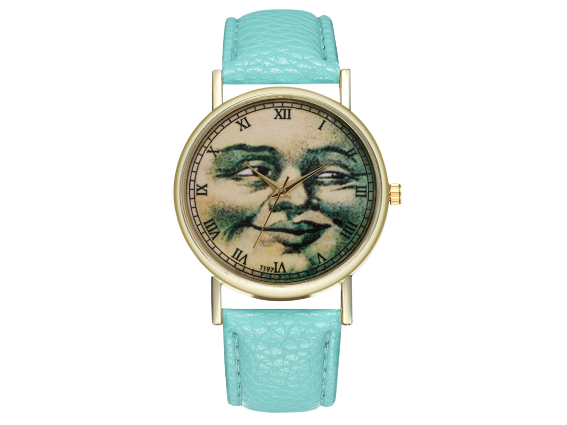 Reloj De Pulsera Analógico De Cuarzo Redondo Para Mujer Y Hombre Zhoulianfa