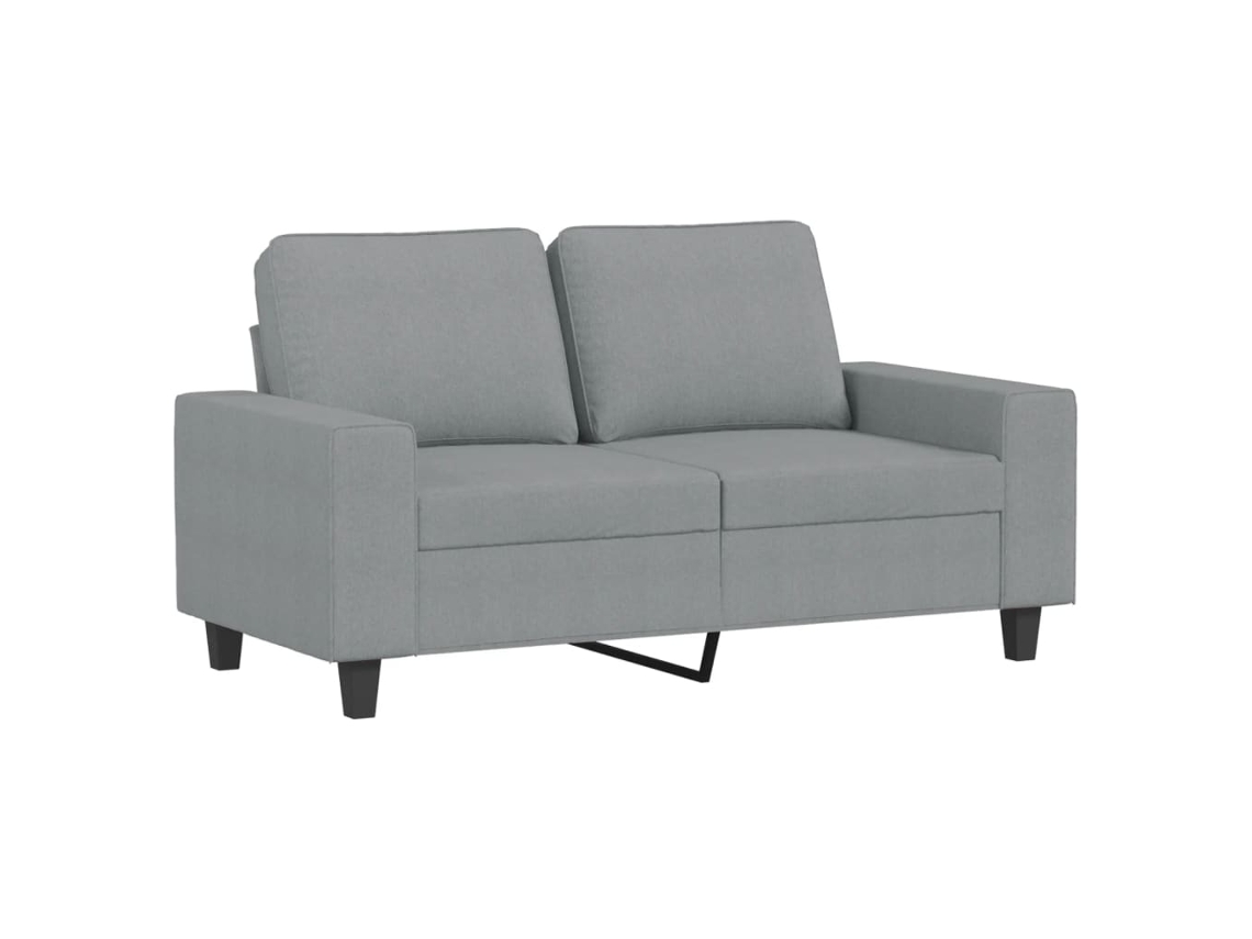 2-seater Sofa, 2-seater Sofas Vidaxl Cinzeto Tecido (n/a)