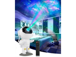 Luminária Projetora De Galáxias Astronauta, Luz Noturna Nebulosa, Luminária Estrelada Para Quarto E Projetor De Teto, Com Temporizador E Projetor