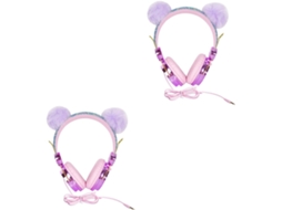 Uonlytech 2 Unidades De Fones Ouvido Com Microfone Para Meninos E Meninas, Ideais Para Escola, Casa E Natal Ótimo