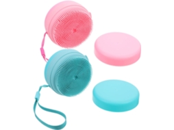 Lurelia Pack De 2 Escovas De Silicone Para Corpo E Rosto, Silicone Macio E Massagem Suave, Uso Diário