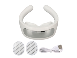 Masajeador De Cuello Eléctrico Con Calor Y Pulso Tens 5 Modos 15 Intensidades Plegable Para Columna Cervical