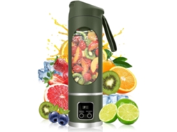Liquidificador Portátil Zruxe 500ml Usb Para Batidos E Sumos - Verde