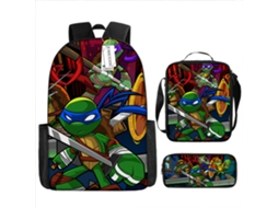 Conjunto de Três Peças Da Mochila KOHREE Teenage Mutant Ninja Turtles