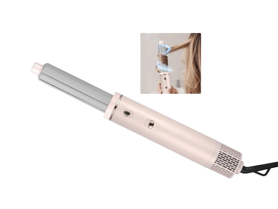 Modelador De Cabelo, Funcionalidade 4 Em 1, Secagem Eficiente, Rosa