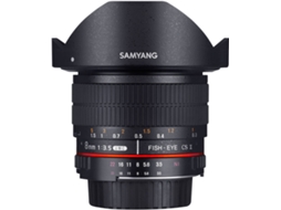 Objetiva SAMYANG 8MM F3.5 Nikon AE CSII FISH (Encaixe: Nikon F - Abertura: f/22 - f/3.5)