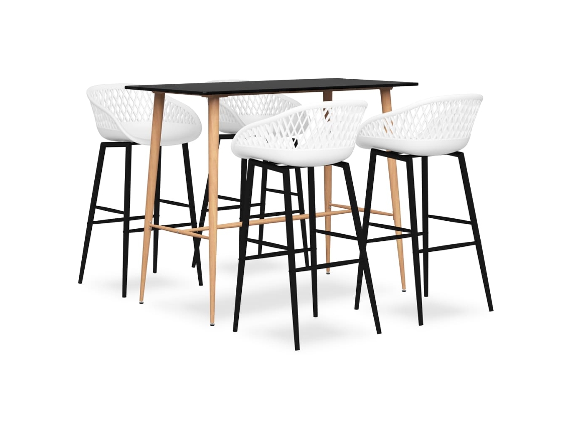 Bar Set, Bar Sets Vidaxl Preto Mdf