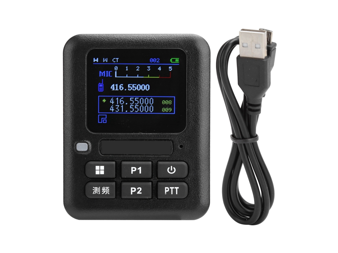 Contador Mali de frequência portátil, mini decodificador, para rádios e walkie talkies, com display