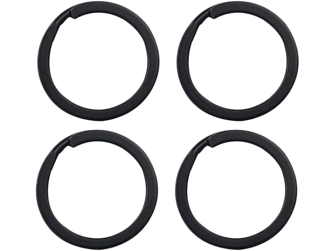 Chaveiros De Ferro Fundido Antiferrugem Com Design Plano, Conjunto De 24