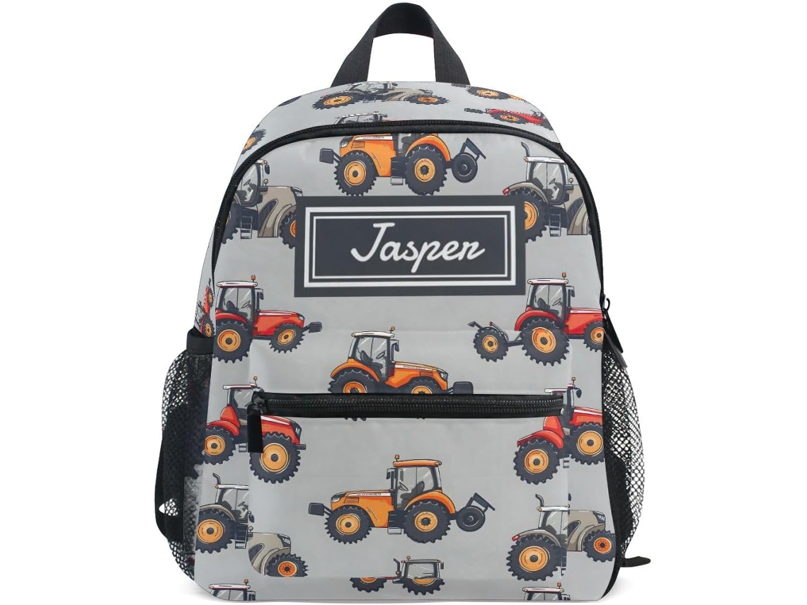Mochila Personalizada Para A Volta Às Aulas, Mini Mochilas Personalizadas Livros De Viagem, Cinza,