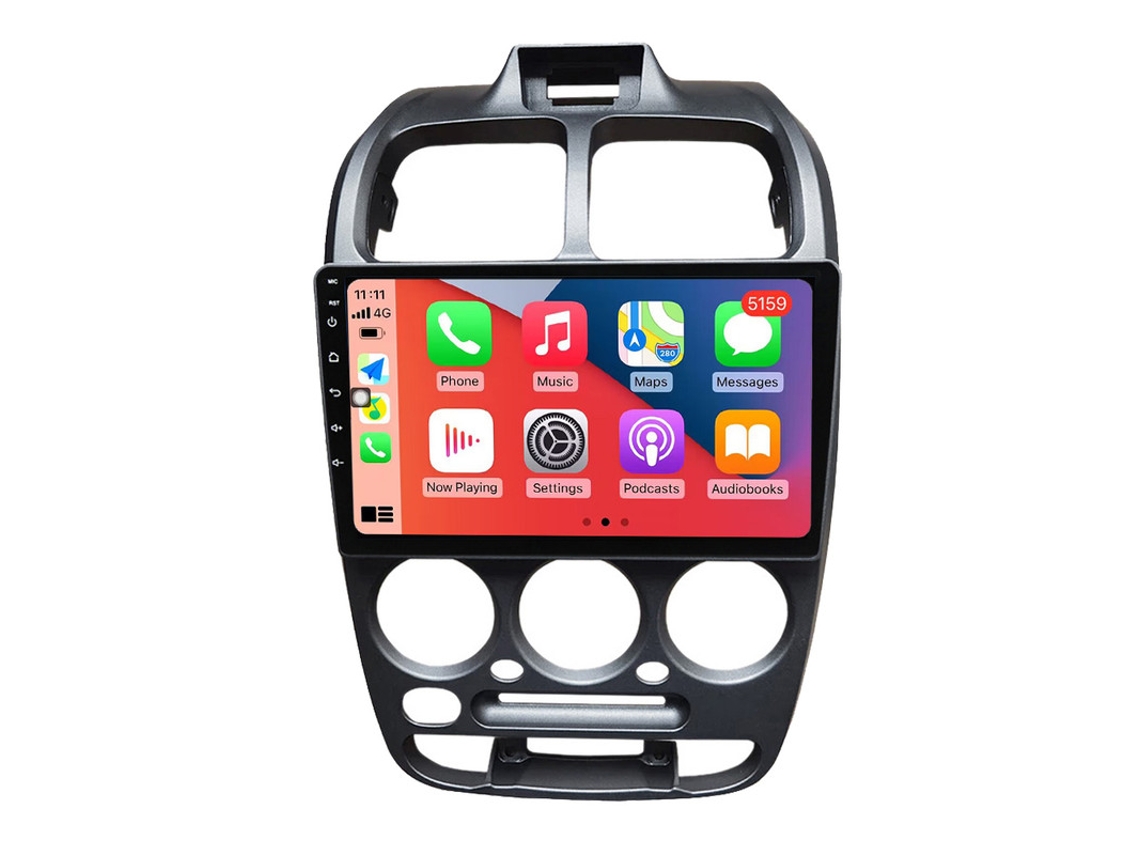 Auto Rádio Carro Bluetooth Autoradio 8GB RAM 128G ROM CarPlay Navegação GPS Ecrã Táctil RoverOne para Hyundai Verna 1999-2005  