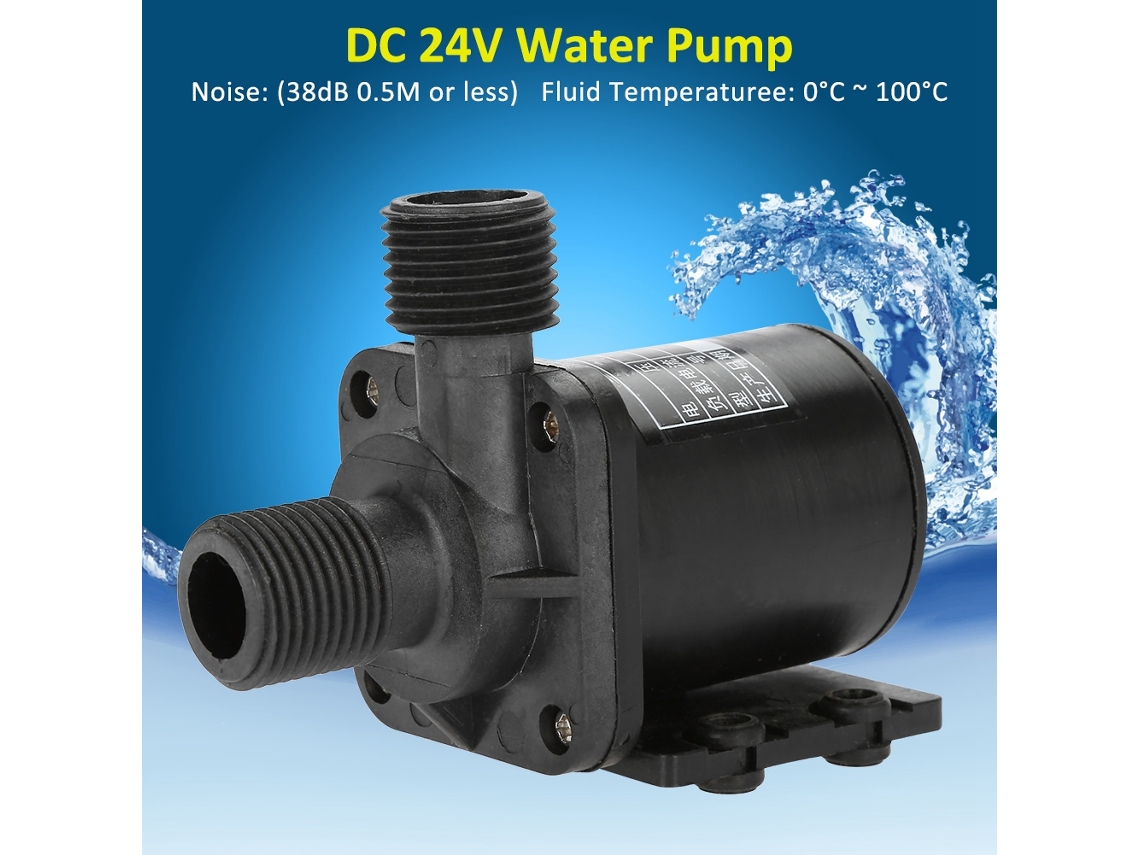 Laxiscreed Bomba De Água Mini Dc 24v Solar Sem Escovas, Magnética, Resistente Ao Calor