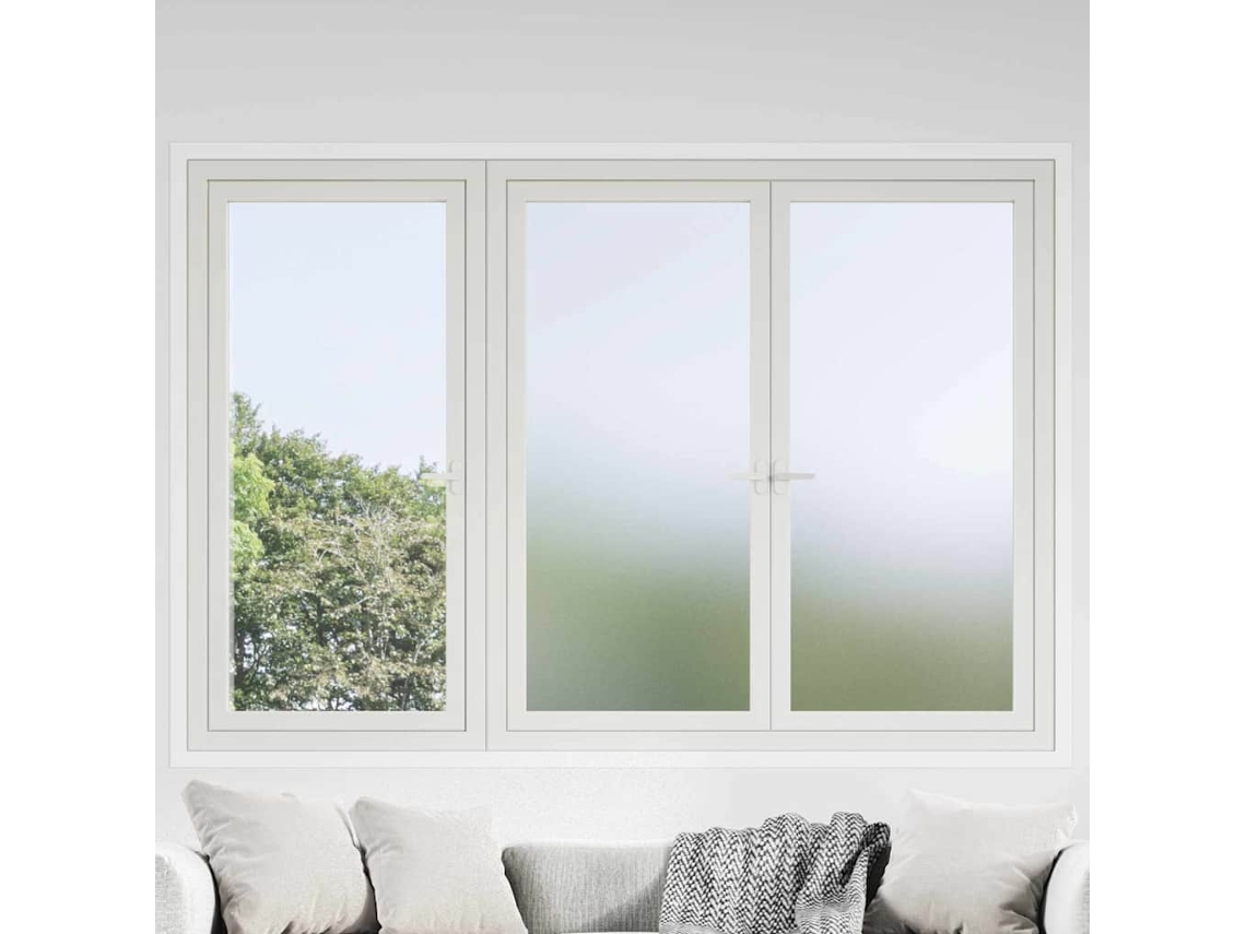 Vidaxl Filme De Janela Autoadesivo Cinza Fosco 45 X 2000 Cm Pvc