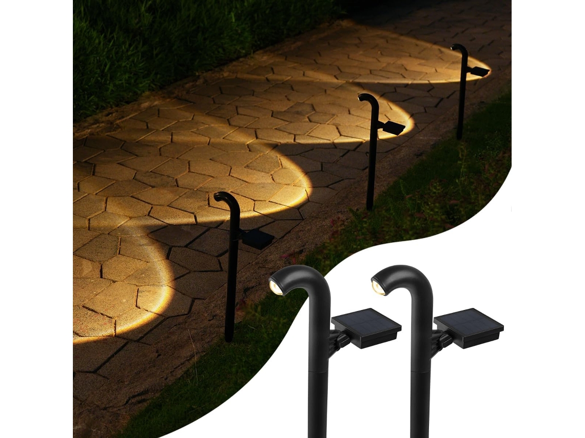 Pacote De Caixa De Luz Solar Led Para Áreas Externas Para Gramado/caminho/jardim Detecção Automática De Anoitecer Ao Amanhecer Zeuxo