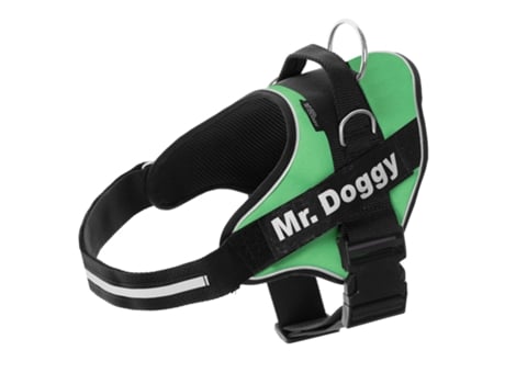 Arnês Personalizado para Cães Cor Verde SUPER DOGGY