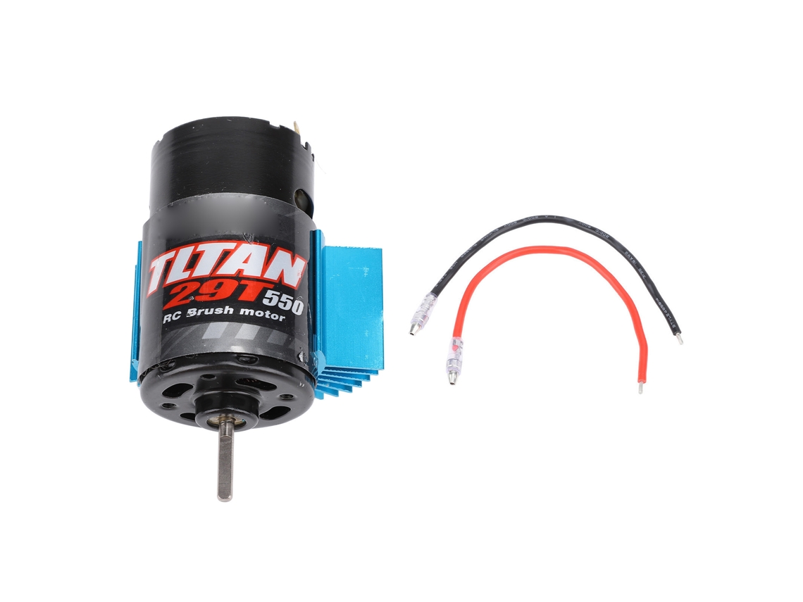 Mali motor de Carro Rc Universal 550 com Dissipador de Calor Azul para Axial Scx10 Hpi Redcat Jl 90046 29t 7.4 11.1v