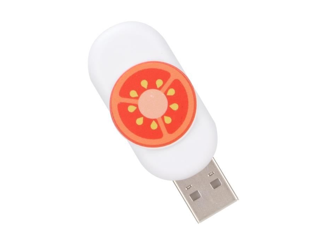HURRISE Cartoon U Disk Cartoon U Disk Tomato Appearance Button Style Mini Flash Drive Computer Drive