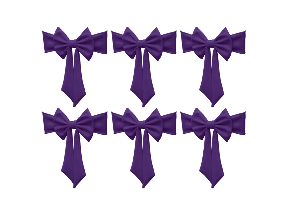 Laxiscreed Pack De 6 Laços-elástico Para Decoração De Cadeiras Sem Precisar De Atar
